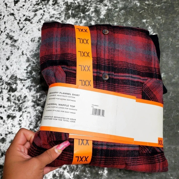 Jachs New York 2 Pack Men's Thermal + Brawny Flannel Pack - Picture 3 of 3